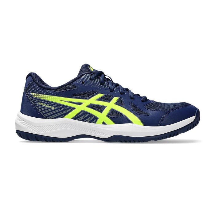 Asics Upcourt 6 Badminton Shoes (Blue Expanse/Safety Yellow) 1
