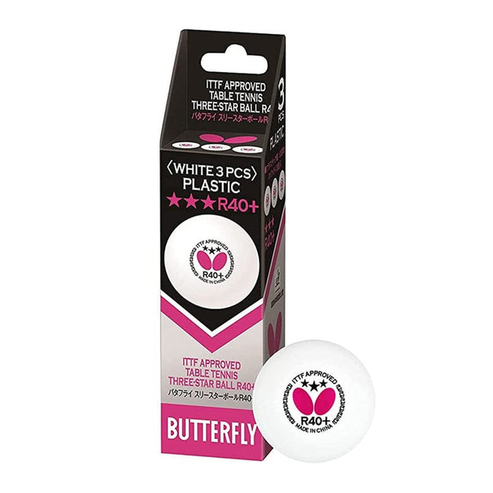 Butterfly 3 Star R40+Table Tennis Balls (Pack of 12) 1