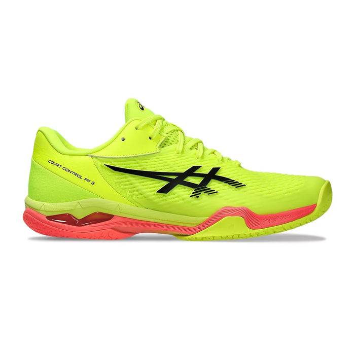 Asics Court Control FF3 Paris Badminton Shoes (Safety Yellow/Black) 1