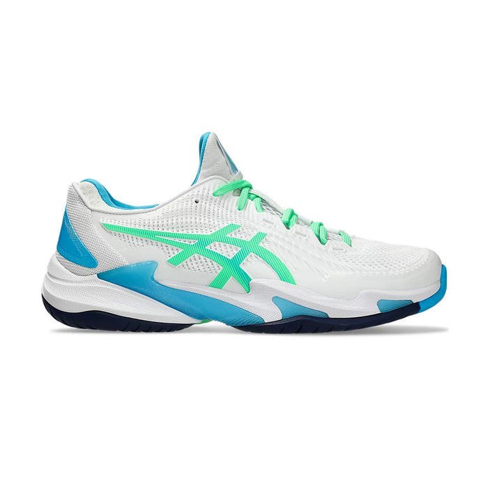 Asics Court FF3 Tennis Shoes (White/New Leaf) 1
