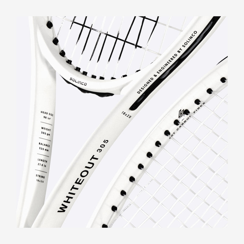 Solinco Whiteout 305 (18 x 20) Tennis Racquet 3