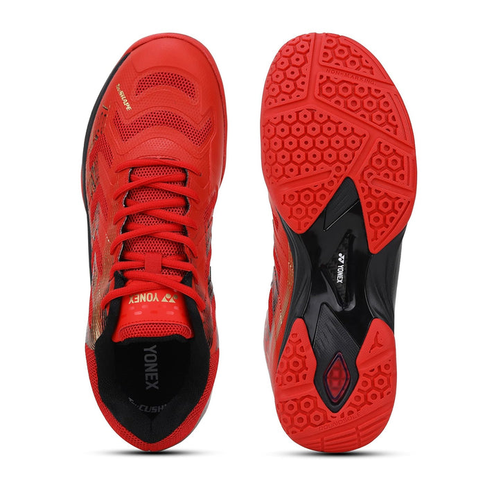 Yonex Blaze 2i Badminton Shoes (Red/Black/Gold) 5
