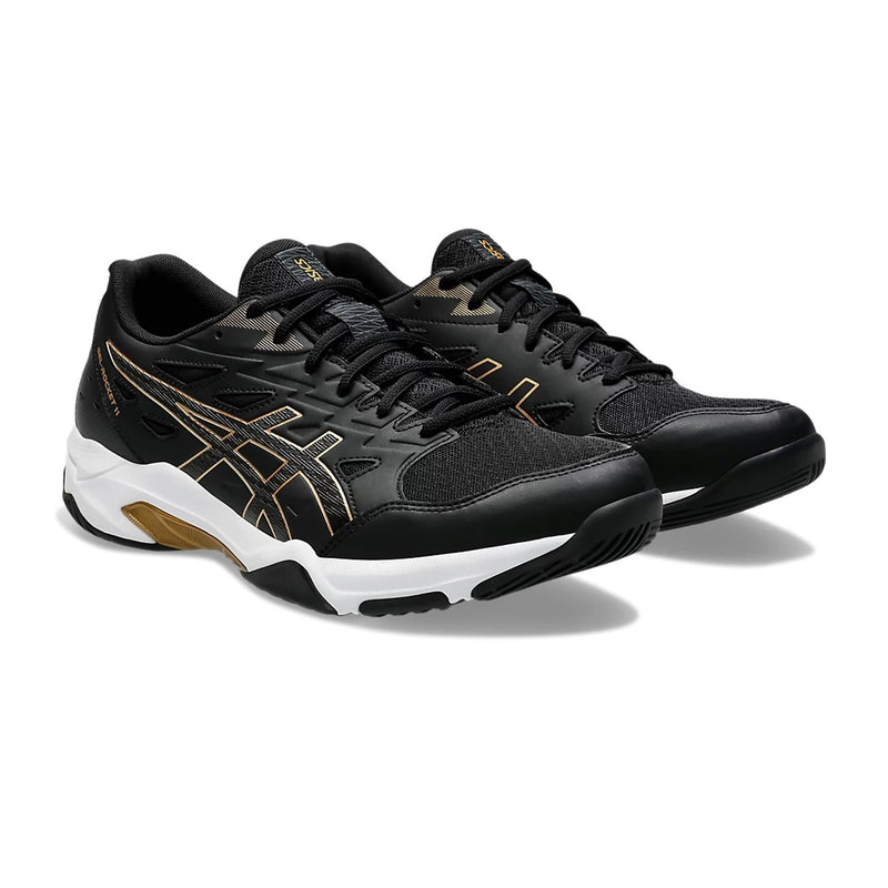 Asics Gel Rocket 11 Badminton Shoes (Black/Pure Gold) 3
