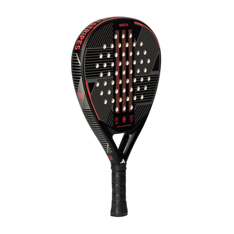 Adidas Match 3.3 Padel Racquet - (Black/Red) 3