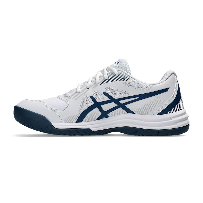 Asics Court Slide 3 Tennis Shoes (White/Mako Blue) 2