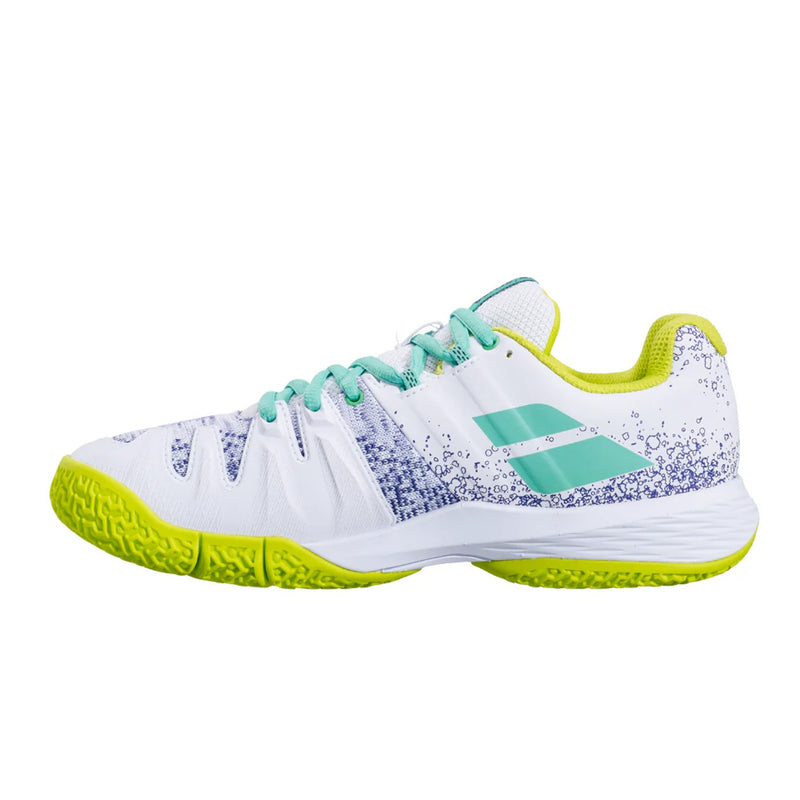 Babolat Sensa Women Padel Shoes (White/Spring) 2