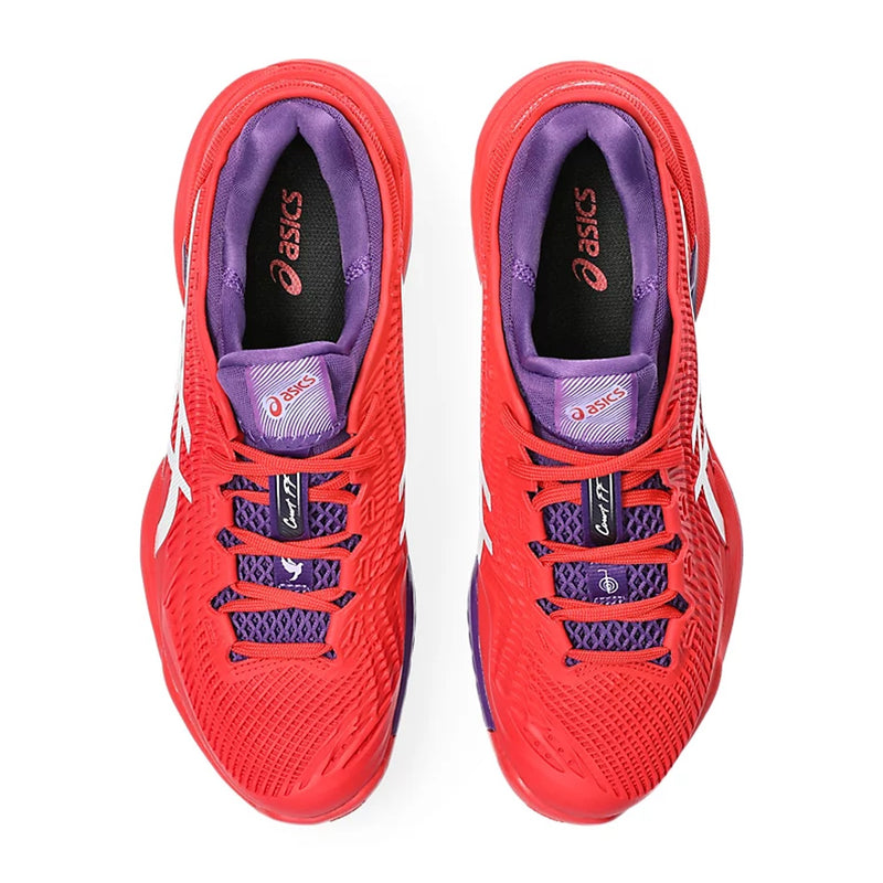 Asics Court FF3 Novak Tennis Shoes (Classic Red/White) 6