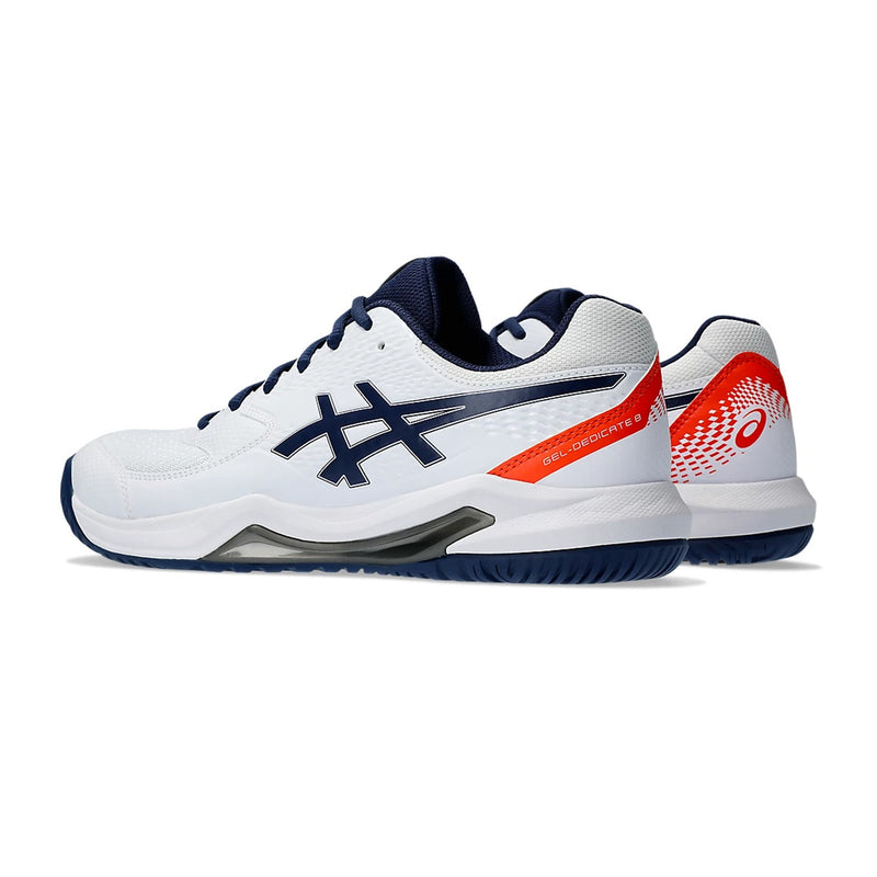 Asics Gel Dedicate 8 Tennis Shoes (Blue Expanse/White) 4
