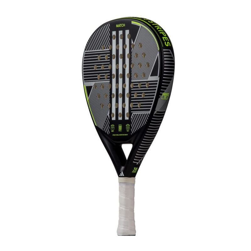 Adidas Match 3.3 Padel Racquet - (Black/Lime) 2