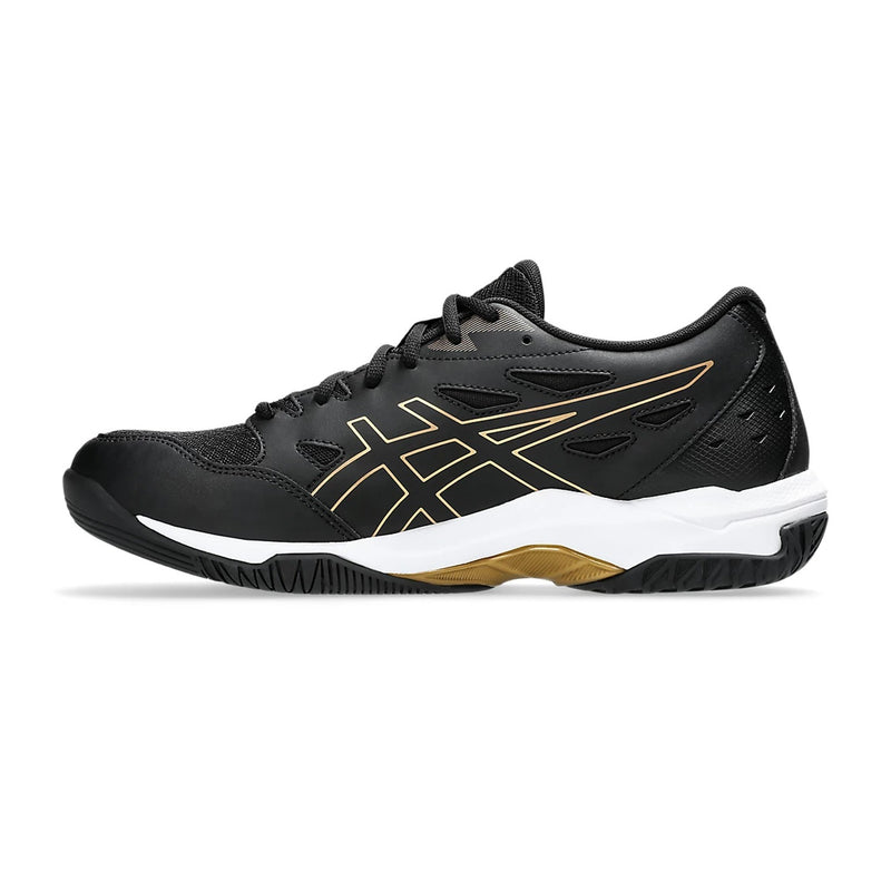 Asics Gel Rocket 11 Badminton Shoes (Black/Pure Gold) 2