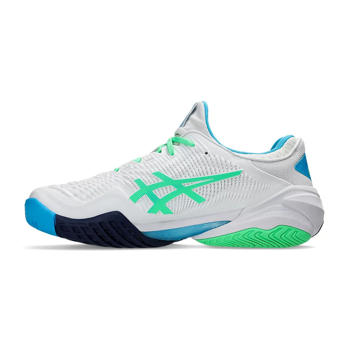 Asics Court FF3 Tennis Shoes (White/New Leaf) 2