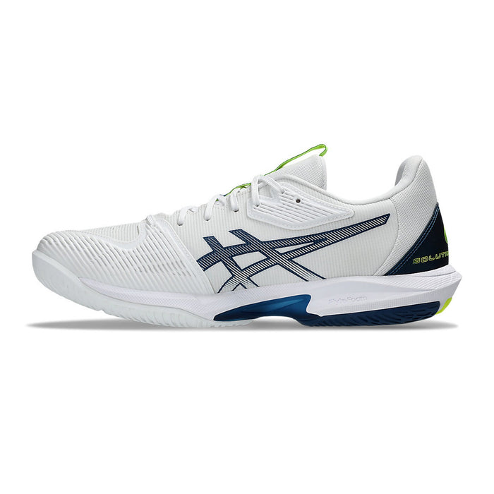 Asics Solution Speed FF3 Tennis Shoes (White/Mako Blue) 2