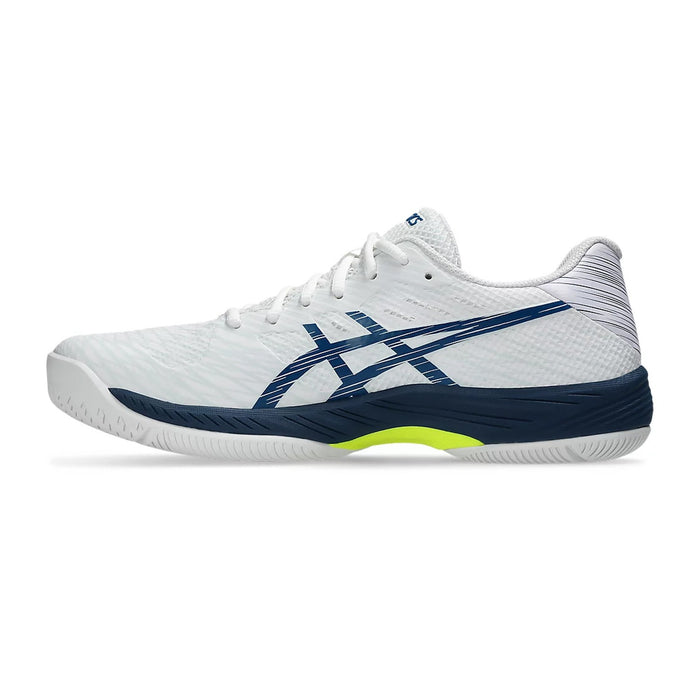 Asics Gel Game 9 Tennis Shoes (White/Mako Blue) 2