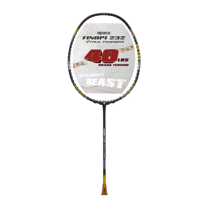 Apacs Finapi 232 XTRA Power Badminton Racket (Black) 1