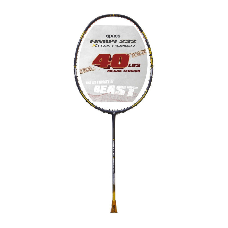 Apacs Finapi 232 XTRA Power Badminton Racket (Black) 1