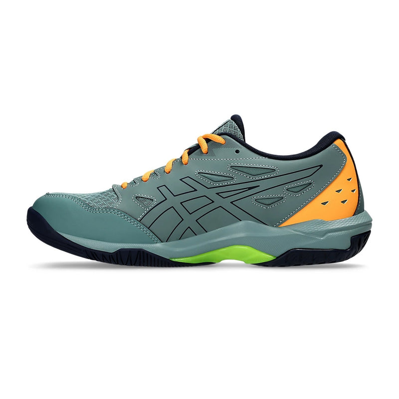 Asics Gel Rocket 11 Badminton Shoes (Celadon/Safety Yellow) 2