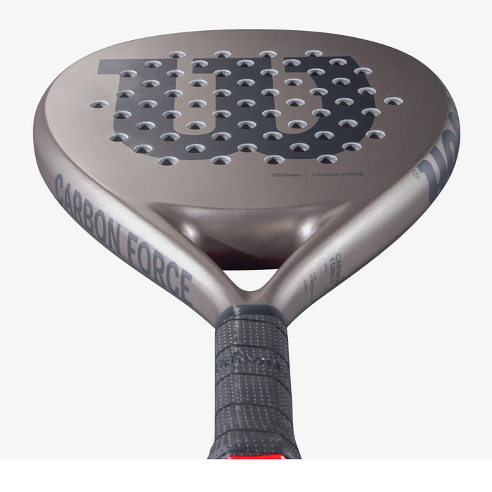Wilson Carbon Force Padel Racquet (Grey) 5
