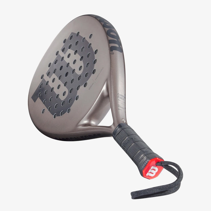 Wilson Carbon Force Padel Racquet (Grey) 4