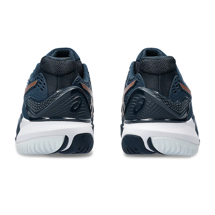 Asics Gel Resolution 9 Tennis Shoes (French Blue/Pure Gold) 5