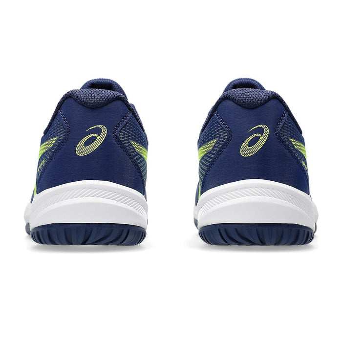 Asics Upcourt 6 Badminton Shoes (Blue Expanse/Safety Yellow) 5