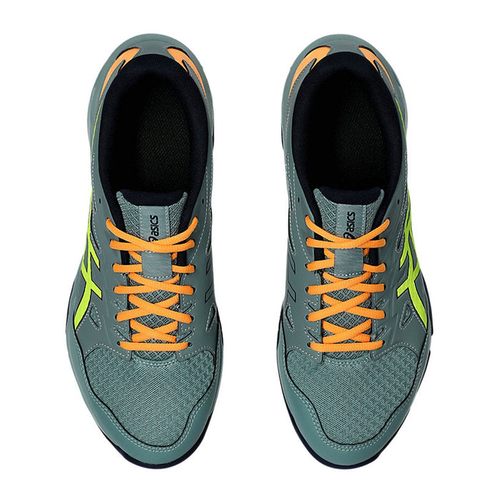 Asics Gel Rocket 11 Badminton Shoes (Celadon/Safety Yellow) 6