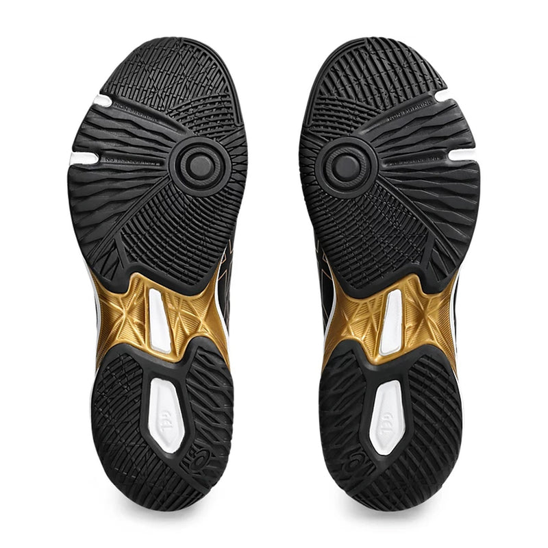 Asics Gel Rocket 11 Badminton Shoes (Black/Pure Gold) 7