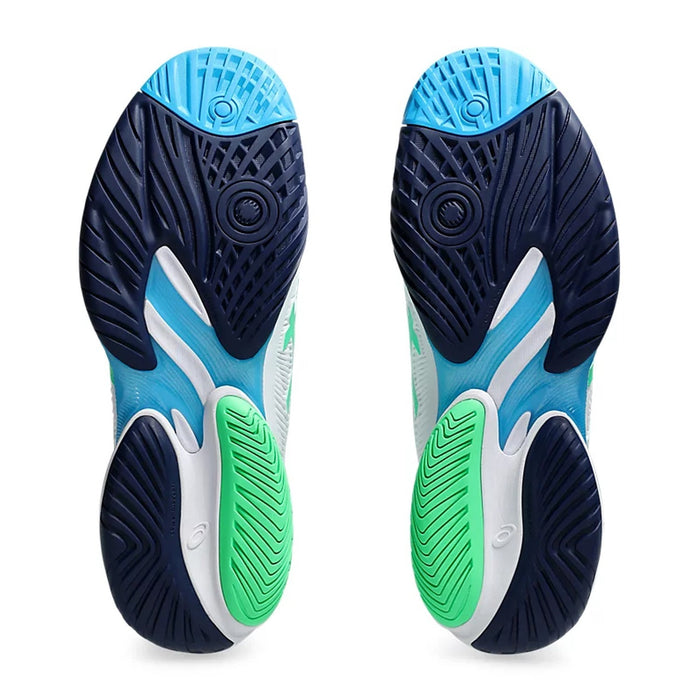 Asics Court FF3 Tennis Shoes (White/New Leaf) 7
