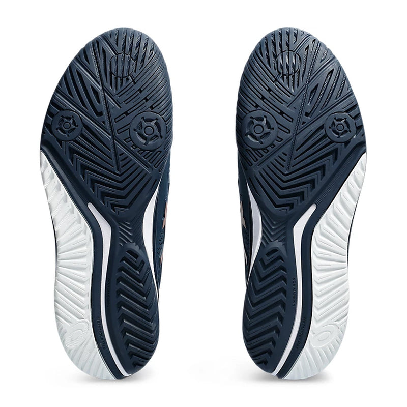 Asics Gel Resolution 9 Tennis Shoes (French Blue/Pure Gold) 7