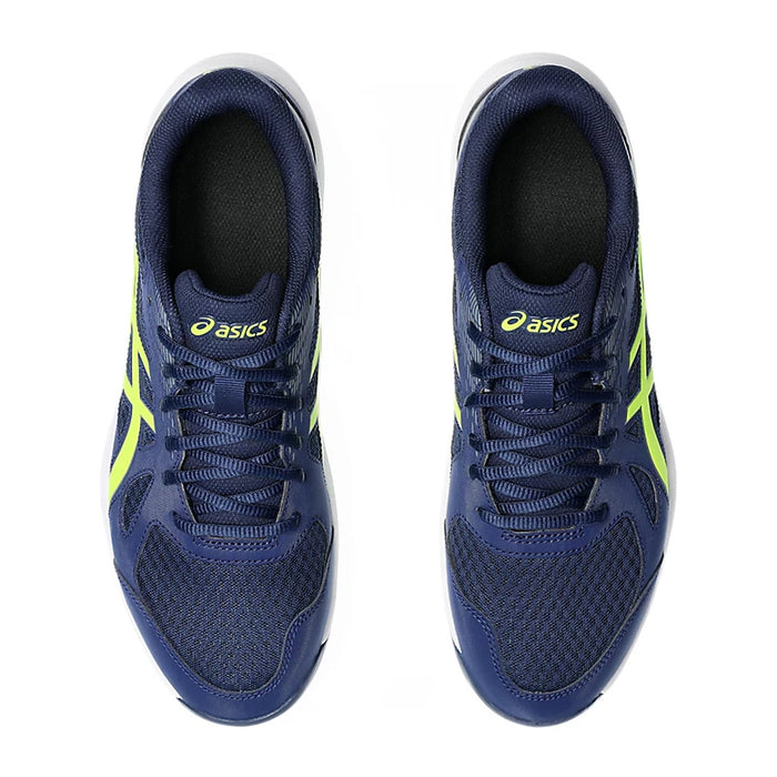 Asics Upcourt 6 Badminton Shoes (Blue Expanse/Safety Yellow) 6