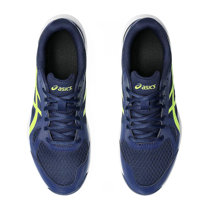 Asics Upcourt 6 Badminton Shoes (Blue Expanse/Safety Yellow) 6