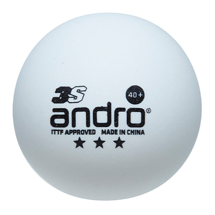 Andro Speed Ball 3 Star Table Tennis Balls (Pack of 6) 2