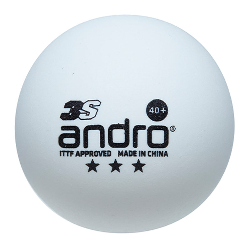Andro Speed Ball 3 Star Table Tennis Balls (Pack of 6) 2