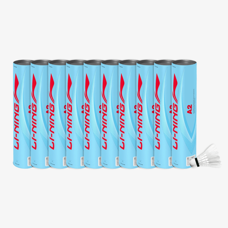 Li-Ning A2 Badminton Feather Shuttlecock Speed 77 (Pack of 10) 1