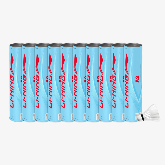 Li-Ning A2 Badminton Feather Shuttlecock Speed 76 (Pack of 10) 1