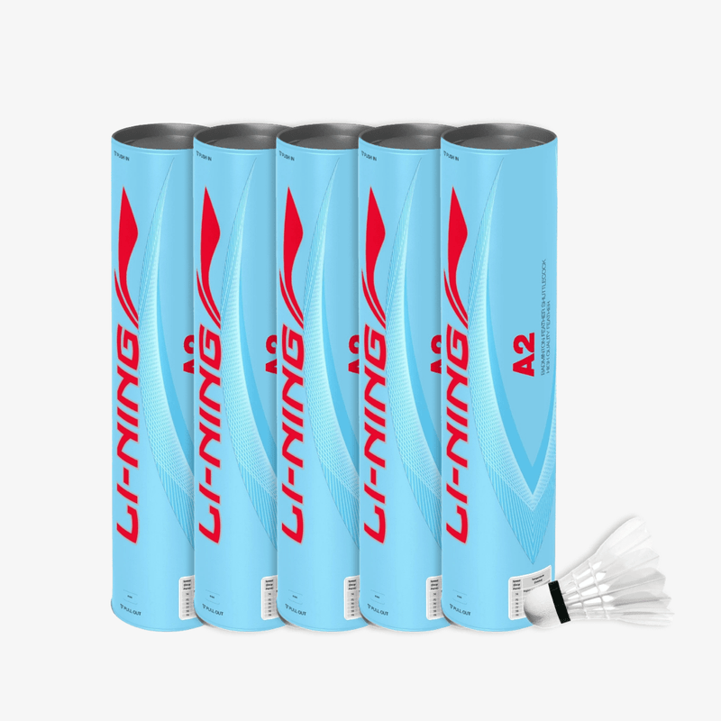 Li-Ning A2 Badminton Feather Shuttlecock Speed 77 (Pack of 5) 1