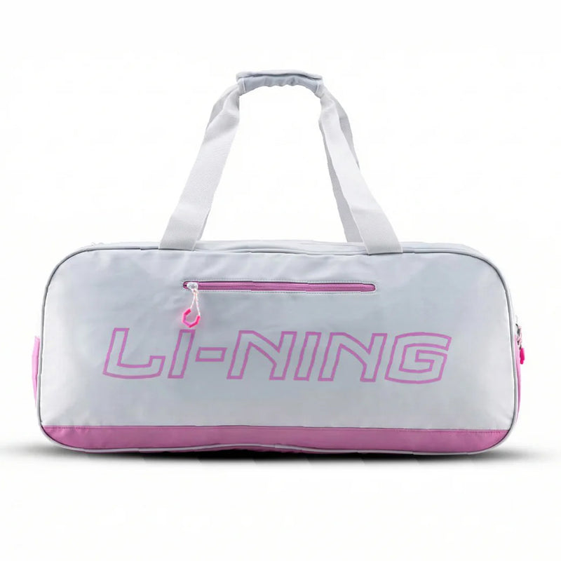 Li-Ning Axtrox Badminton Kitbag (White/Pink) 2