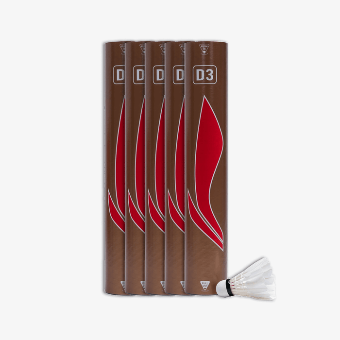 Li-Ning D3 Badminton Feather Shuttlecock (Pack of 5) 1