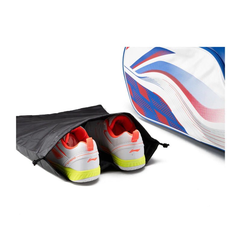 Li-Ning Dolph Badminton Kitbag (White/Navy) 5