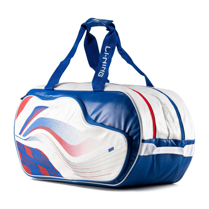 Li-Ning Dolph Badminton Kitbag (White/Navy) 3