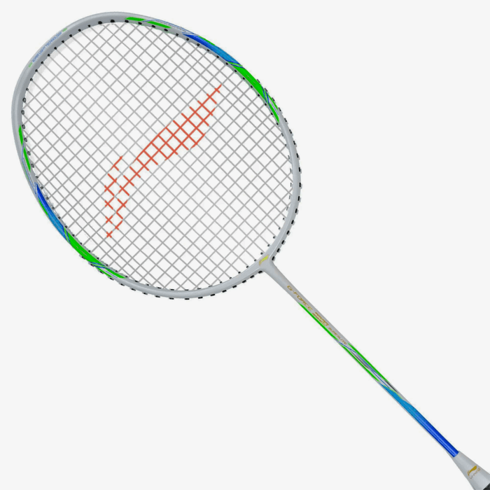 Li-Ning GForce 3900 Superlite Badminton Racket (White/ Blue) 2
