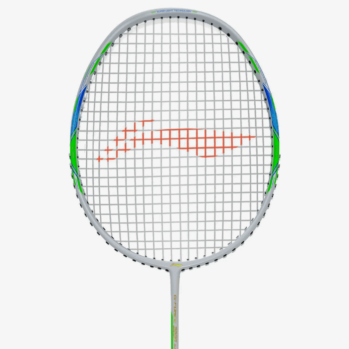 Li-Ning GForce 3900 Superlite Badminton Racket (White/ Blue) 3