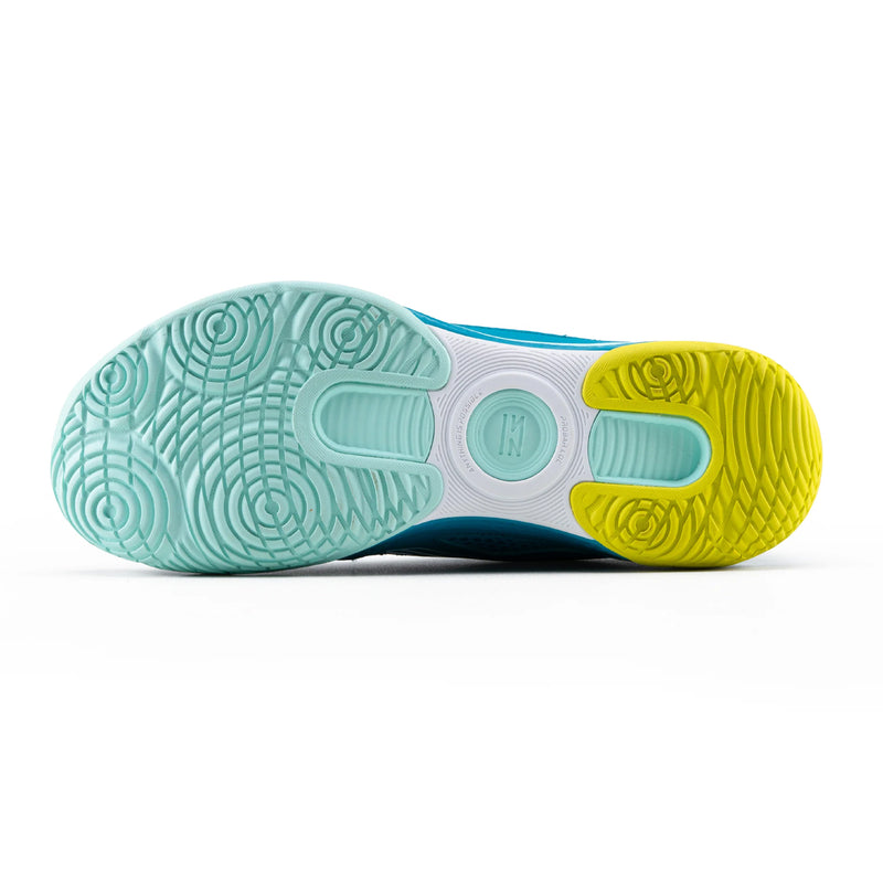 Li-Ning Halberd Strike Badminton Shoes (Blue Jade/Floating Green) 4