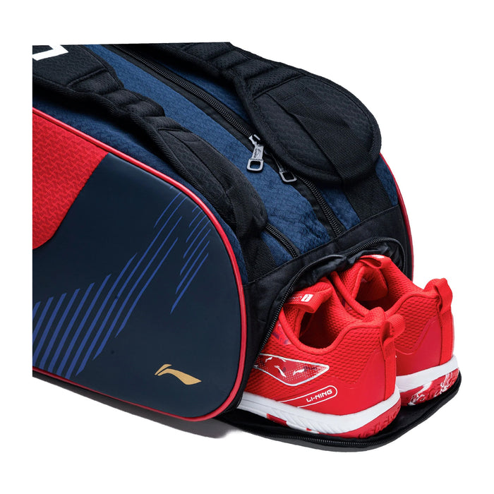 Li-Ning Parallel Badminton Kitbag (Navy/Red) 3