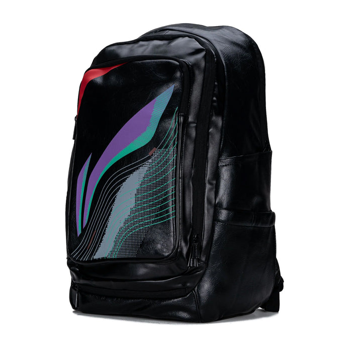 Li-Ning Velocity Backpack - Black (with Shoe Compartment) 2
