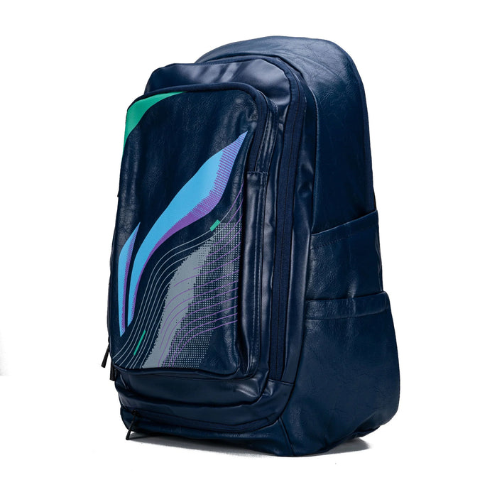 Li-Ning Velocity Backpack - Navy (with Shoe Compartment) 2