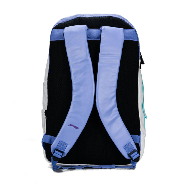 Li-Ning Velocity Backpack - White (with Shoe Compartment) 3