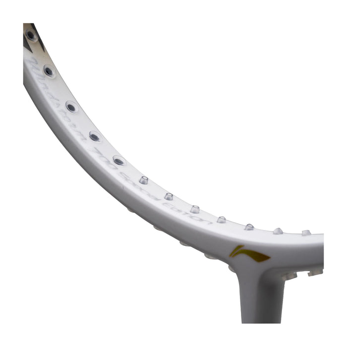 Li-Ning Windstorm 700 SE Badminton Racket (White/Gold) 4