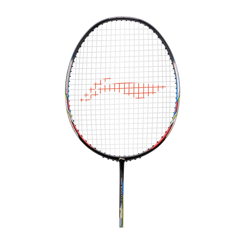 Li-Ning Windstorm 72 Badminton Racket (Black/Charcoal/Peach) 2