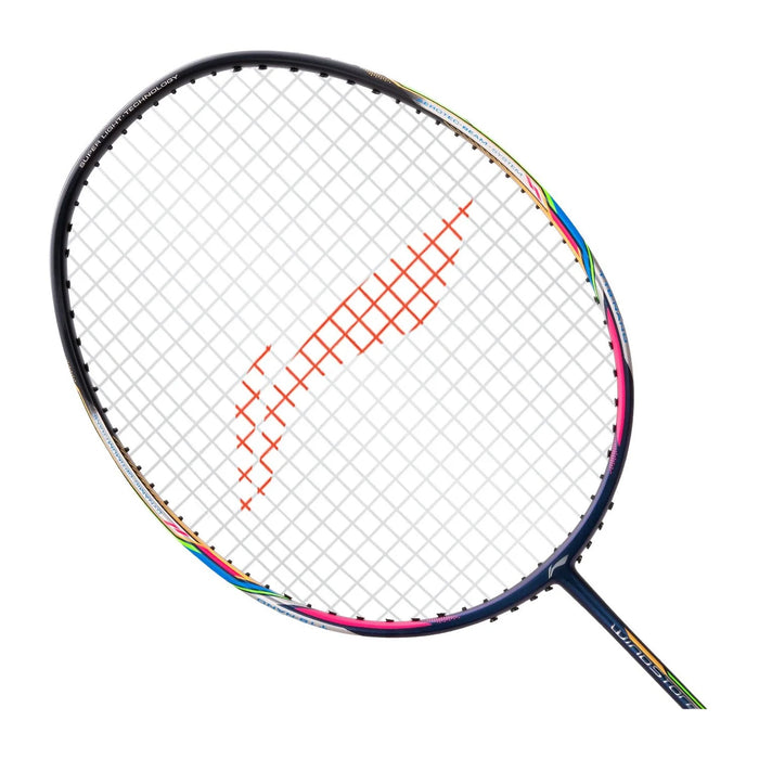 Li-Ning Windstorm 72 Badminton Racket (Navy/Black/Pink) 3