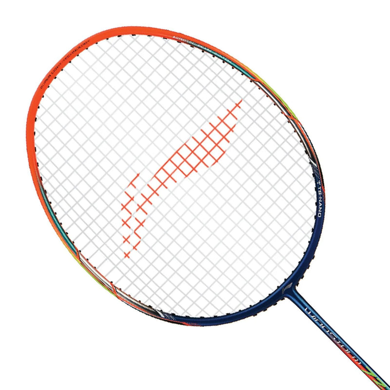 Li-Ning Windstorm 72 Badminton Racket (Navy/Orange) 2